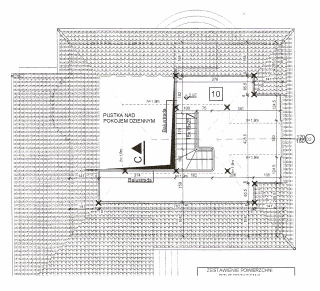 Dom z bala DM-26 - Rzut poddasza
