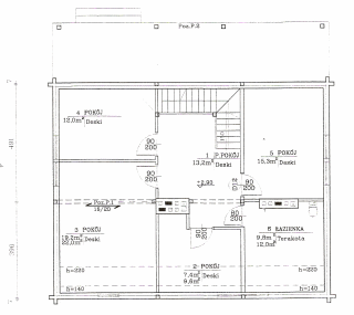 Dom z bala DM-36 - Rzut poddasza