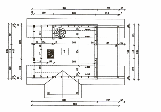 Dom z bala DM-8 - Rzut poddasza
